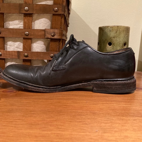 FREE SHIPPING Frye Black Leather Oxford Dress Shoes - Picture 6 of 9